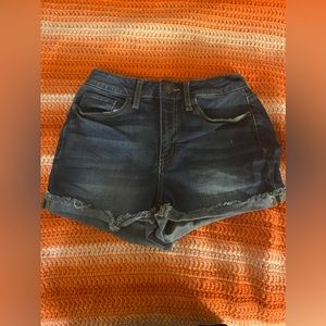 High rise curvy shorts